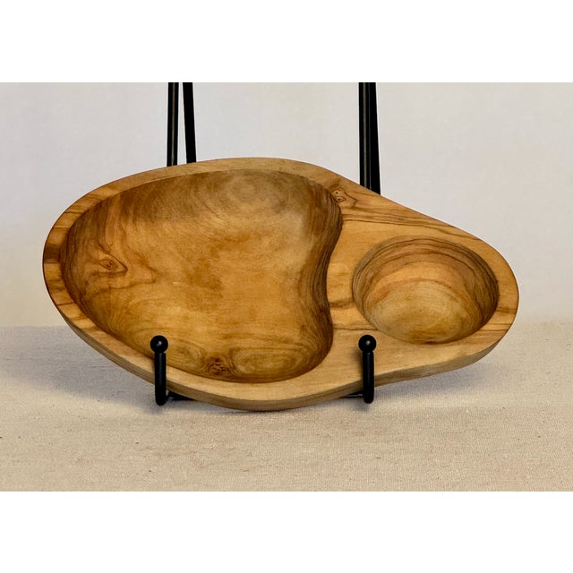 Vintage Wooden Olive Tray For Sale - Image 4 of 4