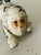 Cute vintage Santa Claus garden figurine distressed.
