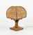 Wood Mid-Century Modern Rattan and Wicker Table Lamp, 1960s For Sale - Image 7 of 11