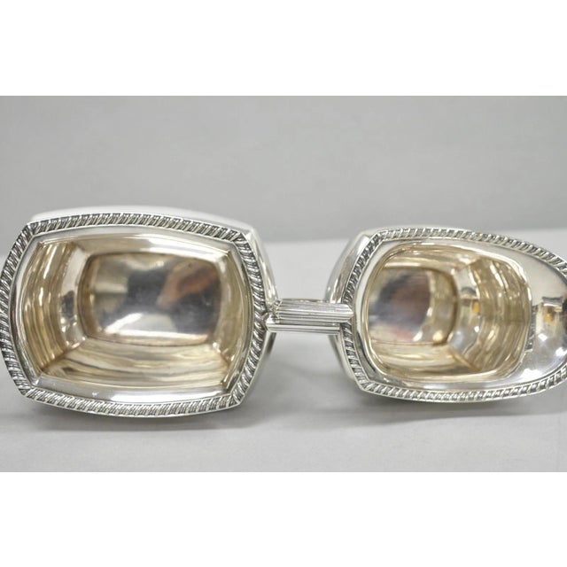 Antique Walker & Hall 53499 Art Deco Silver Plated Tea Service Set - 4 PCS For Sale - Image 13 of 16