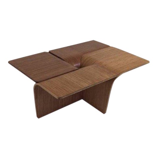 1960s MidCentury Modern Bent Plywood Coffee Table Chairish