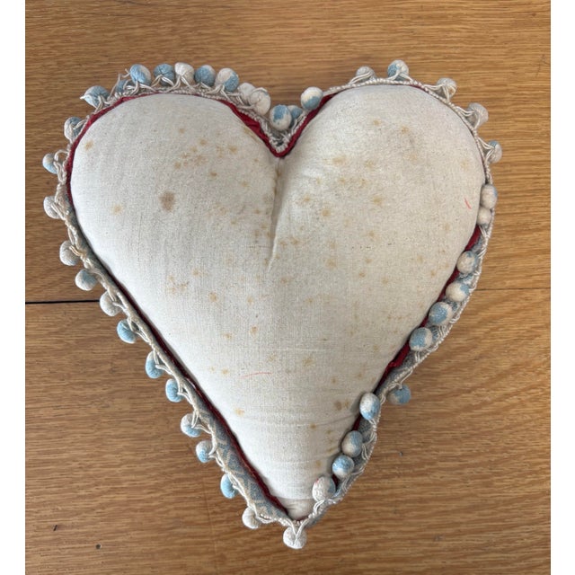 Antique English Ww1 Sweethart Pin Cushion For Sale - Image 11 of 11