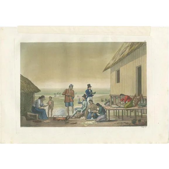 Ferrario, The Occupations of the Agagna People, 1831, Print For Sale