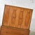 Mid Century Gentlemen's Chest With Hexagon Paneled Design and Brass Hardware For Sale - Image 9 of 13