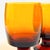 Vintage Amber Wine Goblets - Set of 4 For Sale In San Francisco - Image 6 of 9