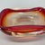 Italian Murano Glass Red-Yellow Bowl, 1970s For Sale - Image 13 of 18