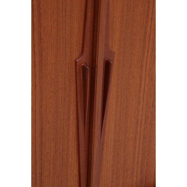 Vintage Teak Highboard by Omann Jun, 1960s For Sale - Image 15 of 18