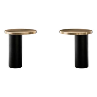 Cylinda Table Lamps by Angeletti & Ruzza for Oluce, Set of 2 For Sale