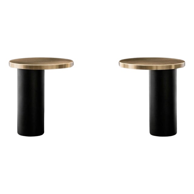 Cylinda Table Lamps by Angeletti & Ruzza for Oluce, Set of 2 For Sale