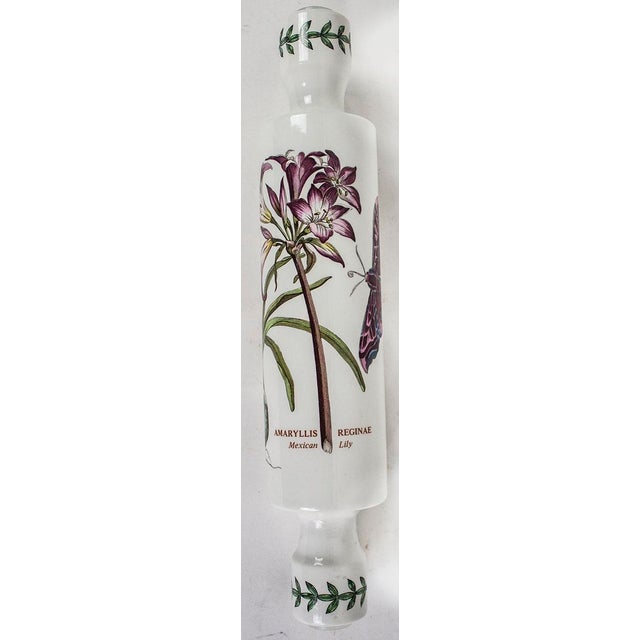 Portmeirion rolling pin from the popular Botanic Garden Collection. Amaryllis Regine (Mexican Lily) Plant & butterflies...