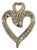 .33 CTW Diamond Heart Pendant For Sale