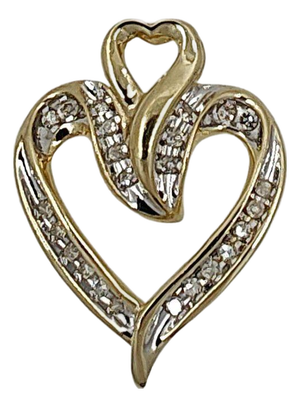 .33 CTW Diamond Heart Pendant