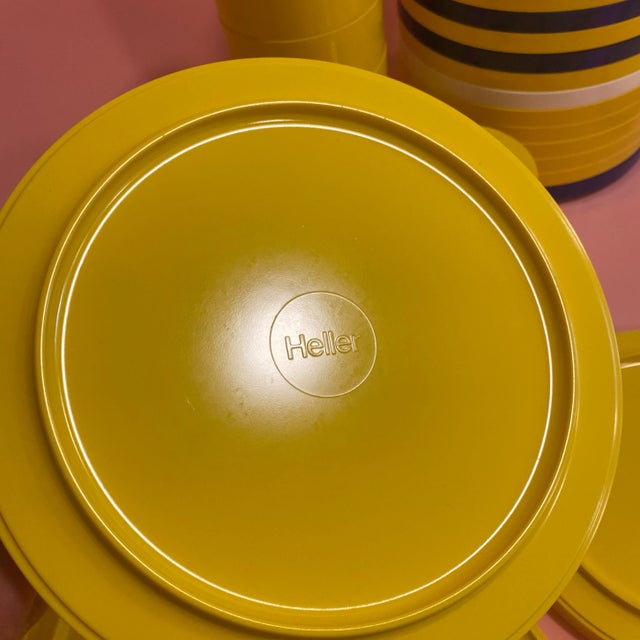 Mid-Century Modern Massimo Vignelli for Heller Dinner Set of 39 Pieces For Sale - Image 3 of 7