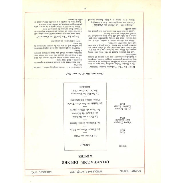1930s "A Book of Wine and the Wholesale Prices of Wines in the Savoy Cellar" 1937 For Sale - Image 5 of 16