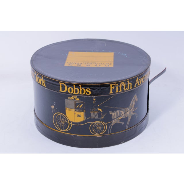Set of 3 Vintage Hat Boxes Oval & Round by Dobbs For Sale - Image 4 of 14