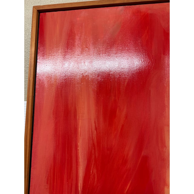 Abstract Expressionism Acrylic on Canvas, Framed For Sale - Image 9 of 12
