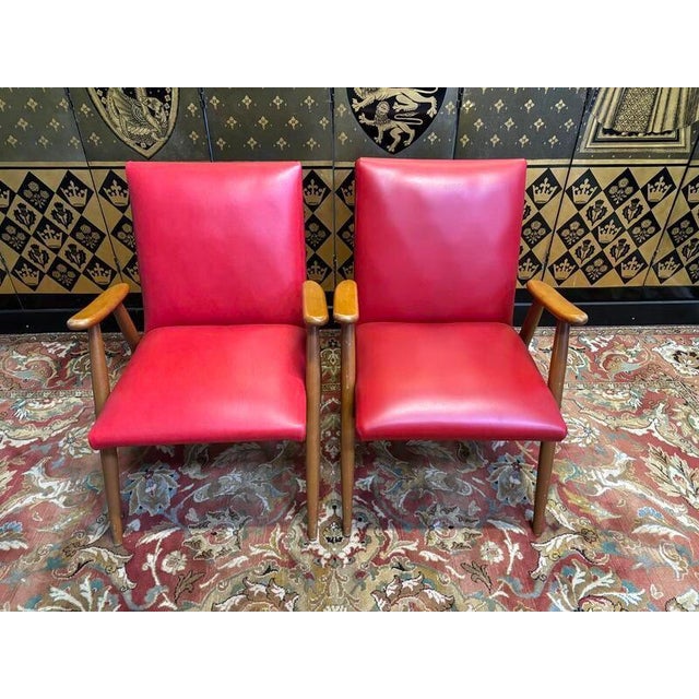 Set of Grasshopper Armchairs, 1950s For Sale - Image 6 of 9