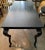 Campaign Lacquered Goat Foot Shaped Dinning Table For Sale - Image 3 of 9