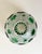 Bohemian Emerald Green Lead Crystal Vase with Hand-Cut Faceted Decorations, 1960s For Sale - Image 4 of 14