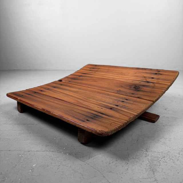 Japanese Wabi-Sabi Wooden Display Board, 1930s For Sale - Image 15 of 15