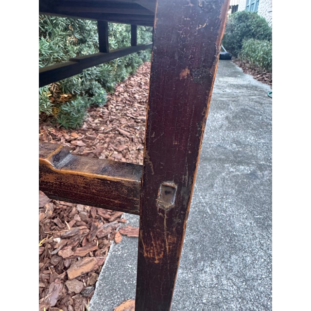 Long Old Asian Console Table For Sale - Image 11 of 11