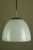 An elegant and increasingly rare pair of delta "klokkependel" pendant lamps produced by louis poulsen, denmark, and first...