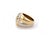 Late 20th Century Bvlgari Ring 18k Two Tone Gold Interlocking Heart Stack Band Size 4.75 For Sale - Image 5 of 6