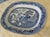Large Victorian Ironstone Willow Pattern Meat Plate A lovely piece with timeless design and good colours, the plate is...