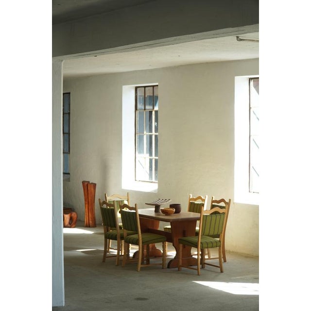 Wood Mid-Century Modern Danish Oak Dining Chairs by Henning Kjærnulf, 1960s, Set of 8 For Sale - Image 7 of 18