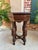 Petite Antique French Octagon Side Table Renaissance Carved Oak C1900 For Sale - Image 4 of 12