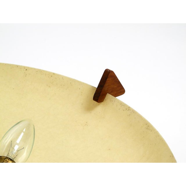 Mid-Century Modern Fiberglass Ceiling Lamp, 1950s For Sale - Image 11 of 16