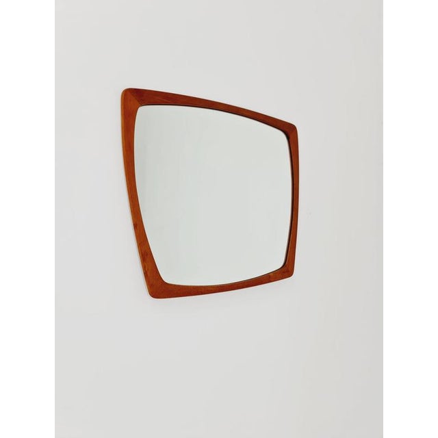 Large Mid-Century Modern Danish Wall-Mounted Mirror, 1960s For Sale - Image 6 of 16