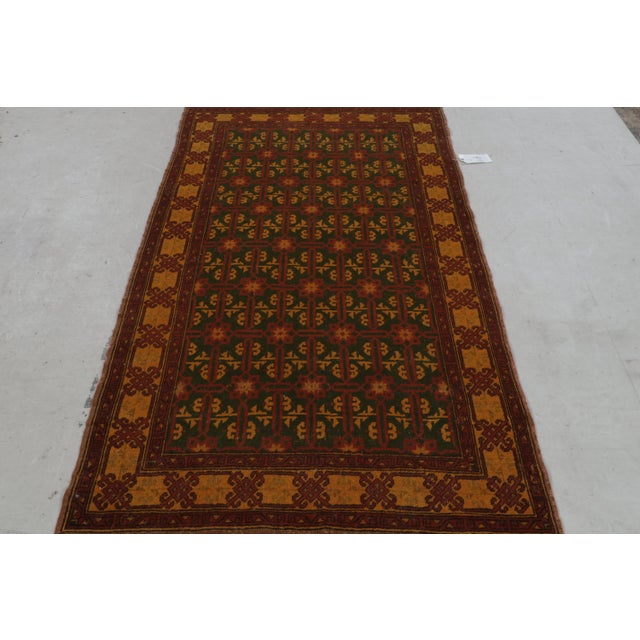 Hand-Knotted In Turkey Originating Between 1950-1960, This Vintage Mid-Century Runner Joins Rug & Kilim’s Hand-Selected...