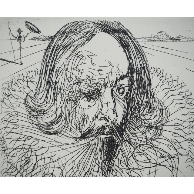 Salvador Dali, Cervantes, Original Signed Engraving For Sale - Image 4 of 6