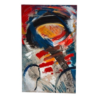 Isa Di Battista Gorini, Abstract Composition, 1990s, Painting on Canvas For Sale