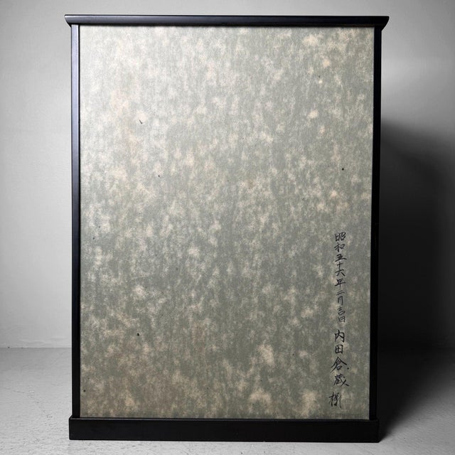 Japanese Buyō Doll in Glass Display Case, 1961, Set of 2 For Sale - Image 12 of 14