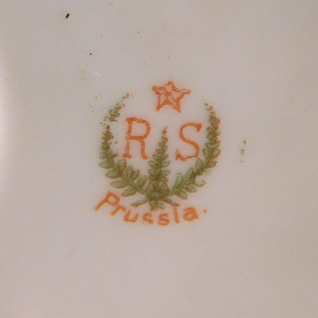 Pink 1940s Reinhold Schlegelmilch Pink Footed Covered Biscuit Jar For Sale - Image 8 of 8