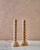 Mid-Century Modern "Albert" Hand Turned Maple Candle Holders by Lostine, Set of 2 For Sale - Image 3 of 10