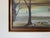 Brown 1969 Vintage Geho Surrealist Landscape Oil Painting, Framed For Sale - Image 8 of 11