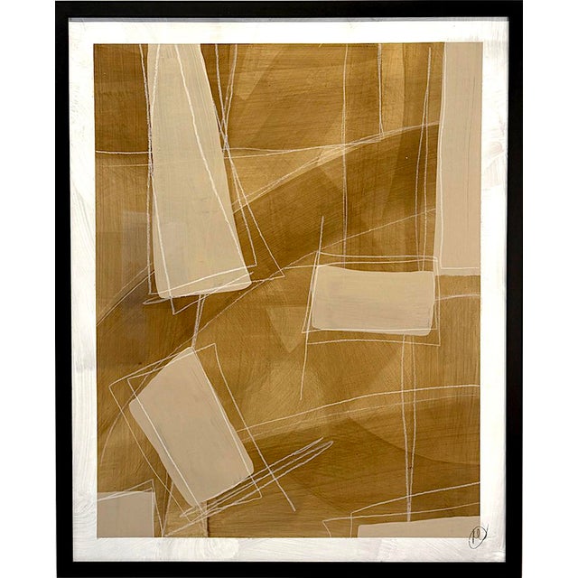 Crossings III By Murray Duncan Mixed media on paper Size: 32" × 44" Unframed, signed Part of a series of four. Crossings...