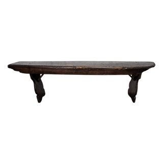 Antique Rustic Italian Bench, 1890s For Sale
