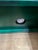 Glass Vintage Karges Chinoiserie Style Bubble Glass Secretary Breakfront For Sale - Image 7 of 10