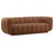 Luxurious, warm, and inviting, this cognac-toned chenille upholstered sofa will look striking in any interior space. Deep...