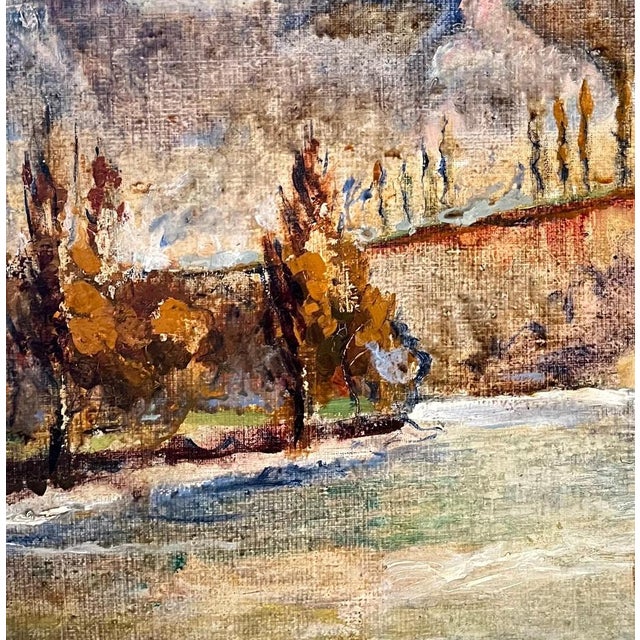 Walter Schneider, Salève Mountain, Oil on Canvas For Sale - Image 6 of 13