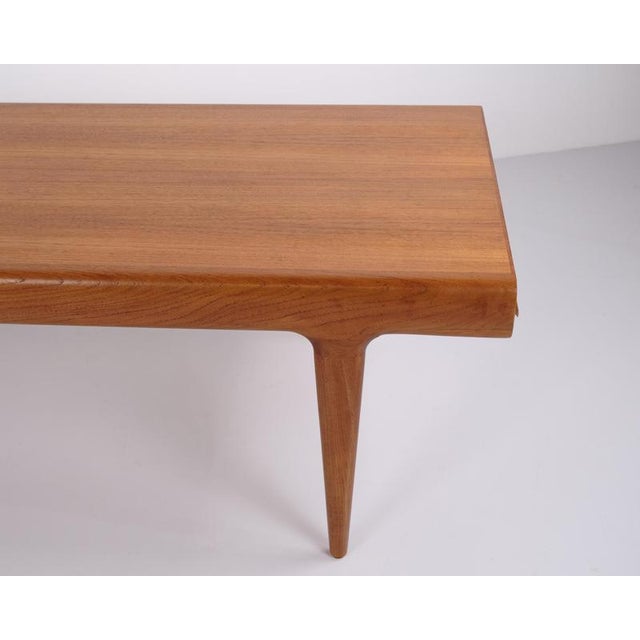 Uldum Møbelfabrik Teak Coffee Table with Built-in Drawers by Johannes Andersen for Uldum Møbelfabrik, 1960s For Sale - Image 4 of 12