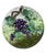 19th Century Majolica Grapes Wall Platter Longchamp For Sale