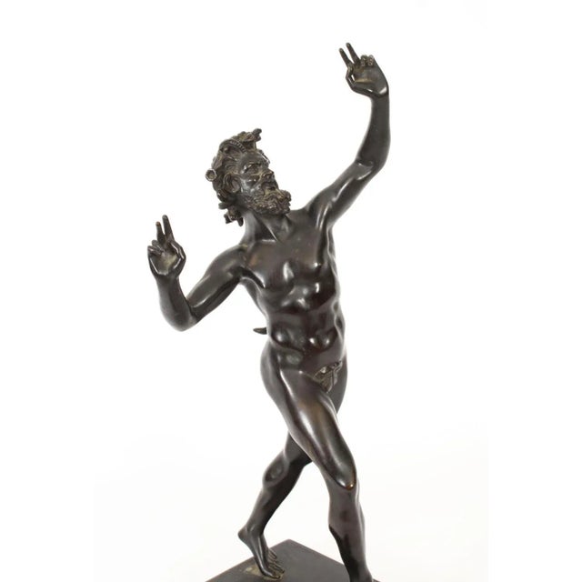 Large Bronze of Pan Dancing Musee De Naple, 1870s For Sale - Image 3 of 18