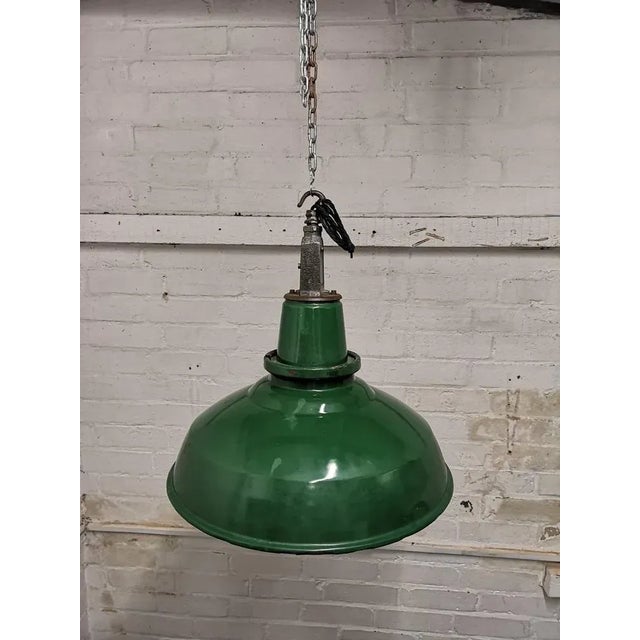Mid-Century Modern Big Industrial Factory Light by Thorlux, 1950s For Sale - Image 3 of 11