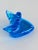 1990s Vintage Bluebird of Happiness Glass Art For Sale - Image 4 of 11