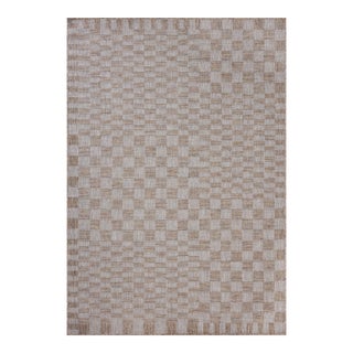 Amber Lewis x Loloi Topanga Natural / Dove 5'-3" x 7'-6" Area Rug For Sale